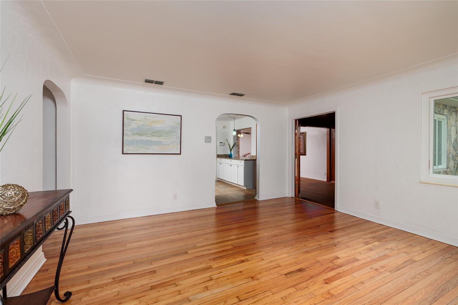 Restored wood floors