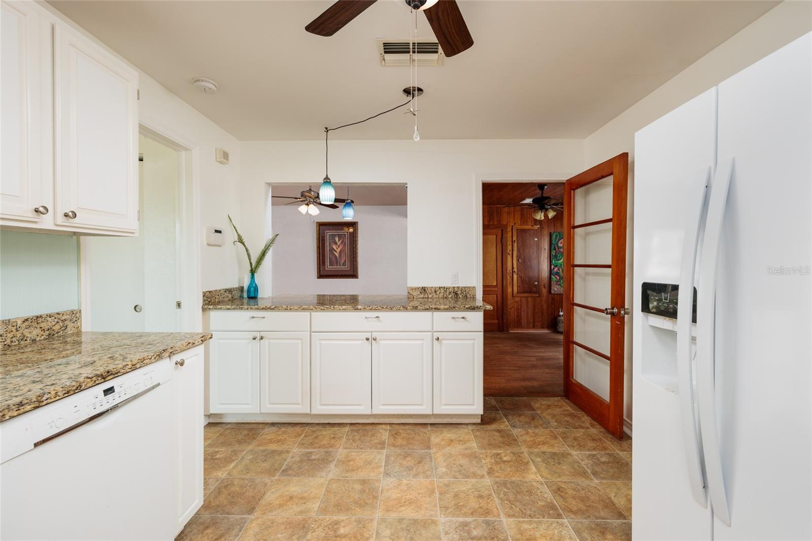 Kitchen pass-through  to great room