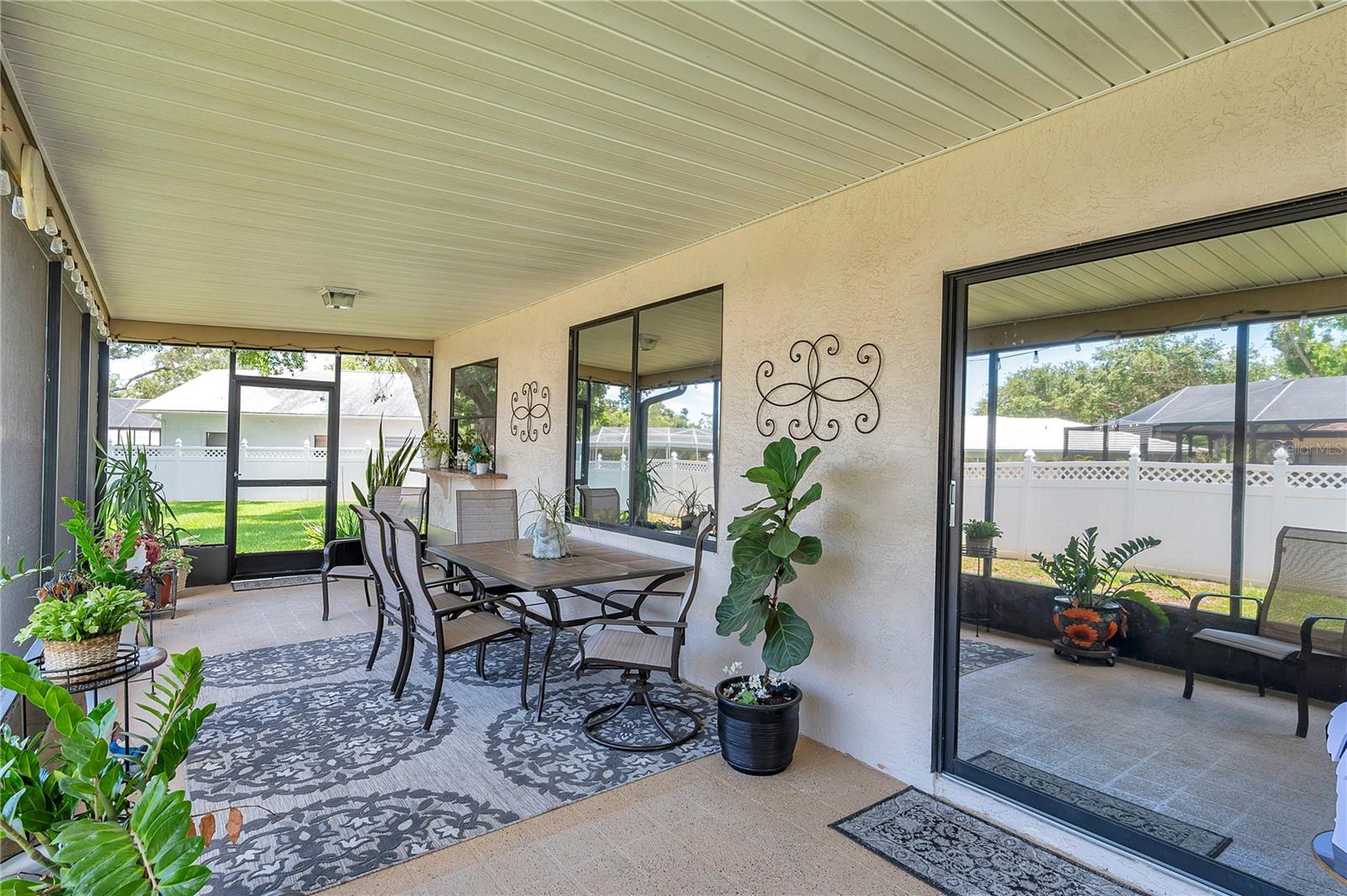 Enclosed porch