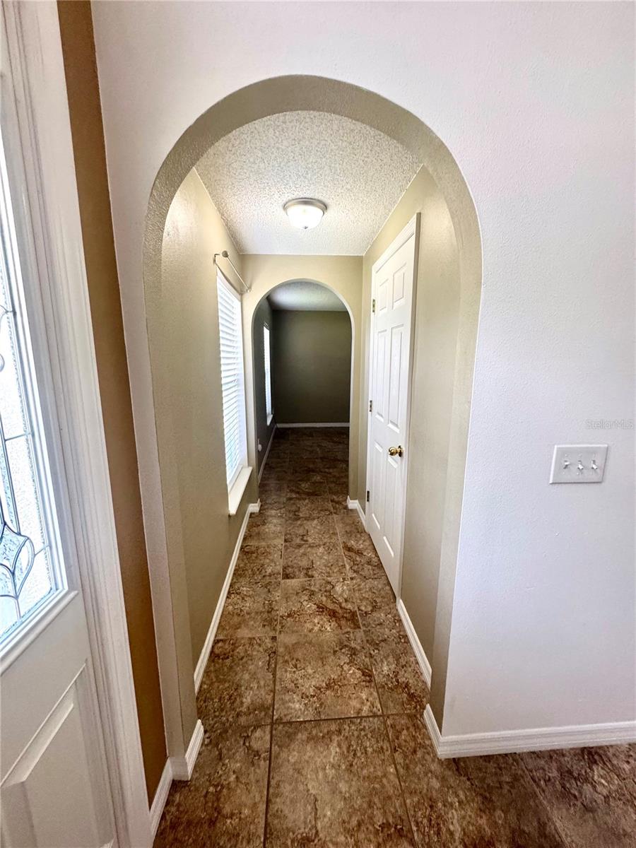 Hallway from entry to Formal Living Room