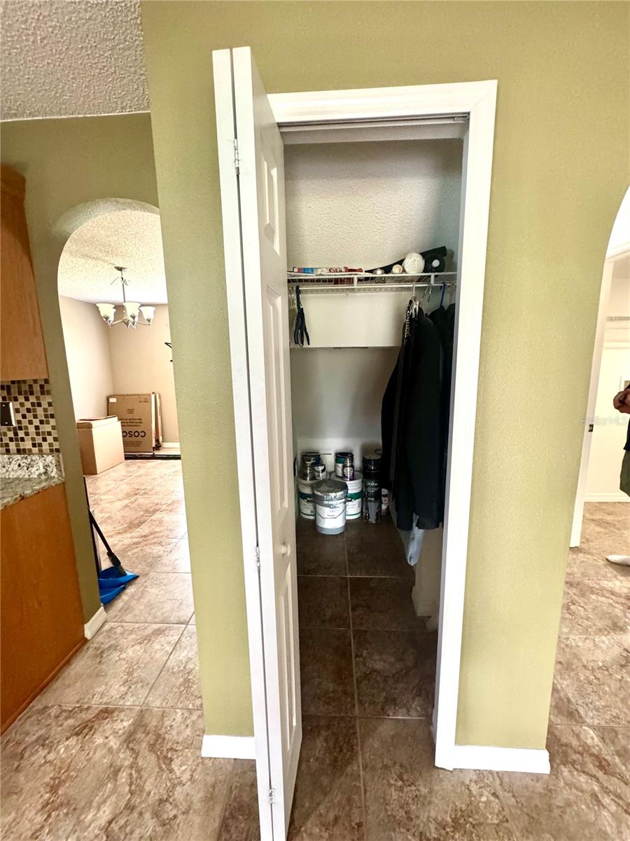 Storage under the stairs