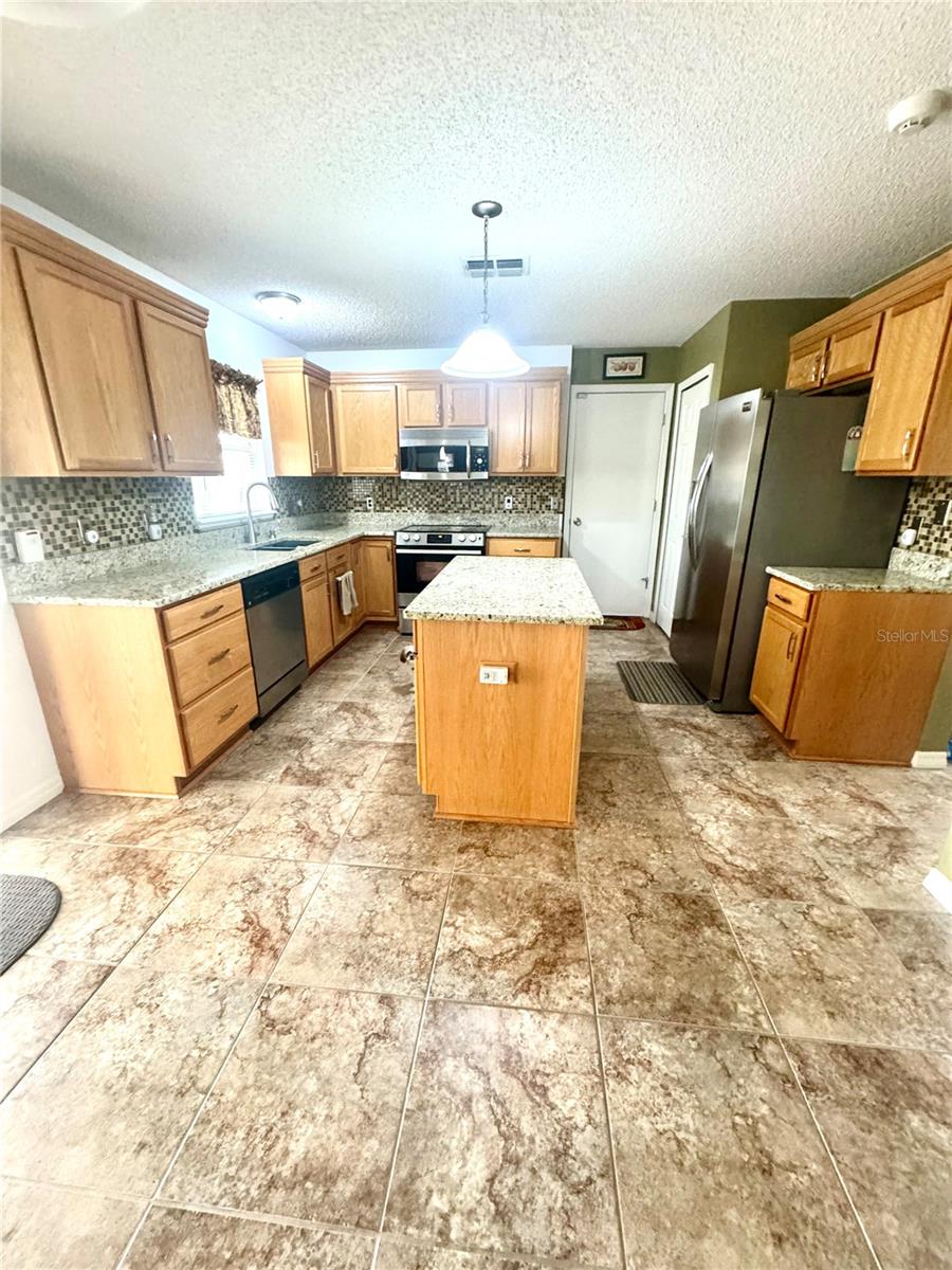Kitchen with Granite Countertops