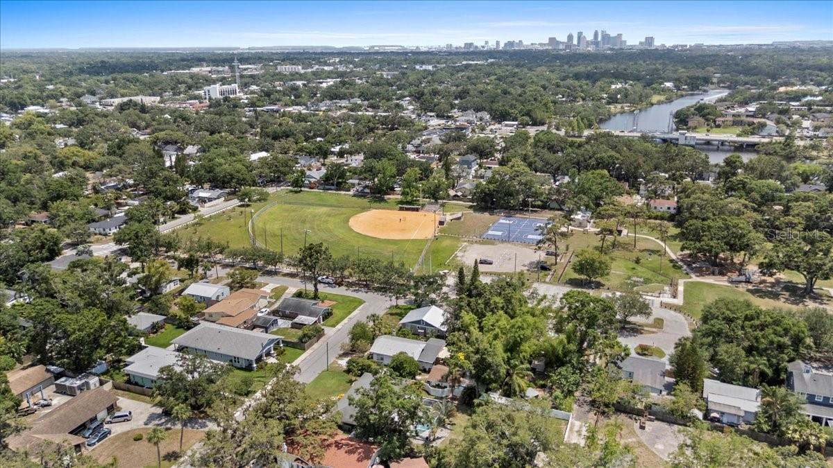 Henry & Ola Park - dog park is part of the park