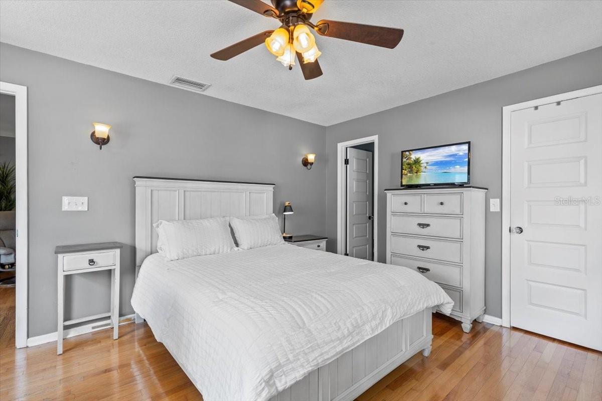 Primary with Walk in Closet door closed