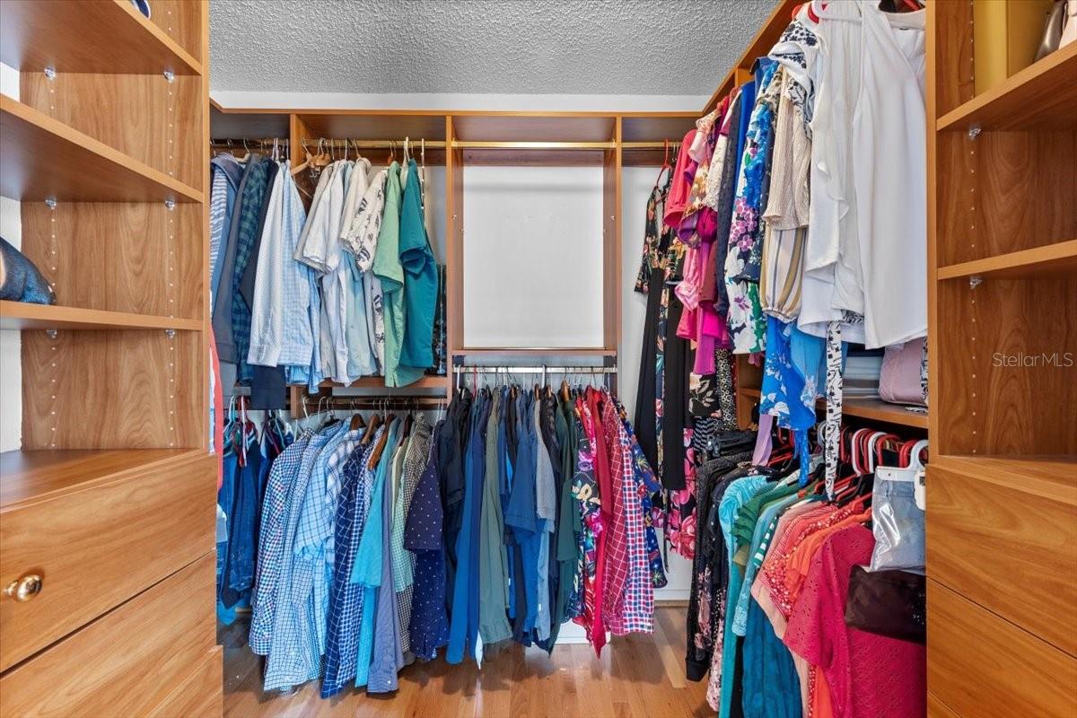 Primary Walk in Closet