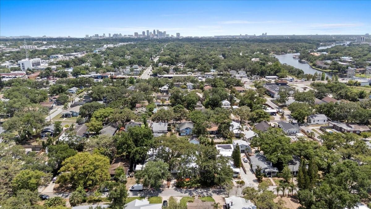 View to show Downtown Tampa Skyline
