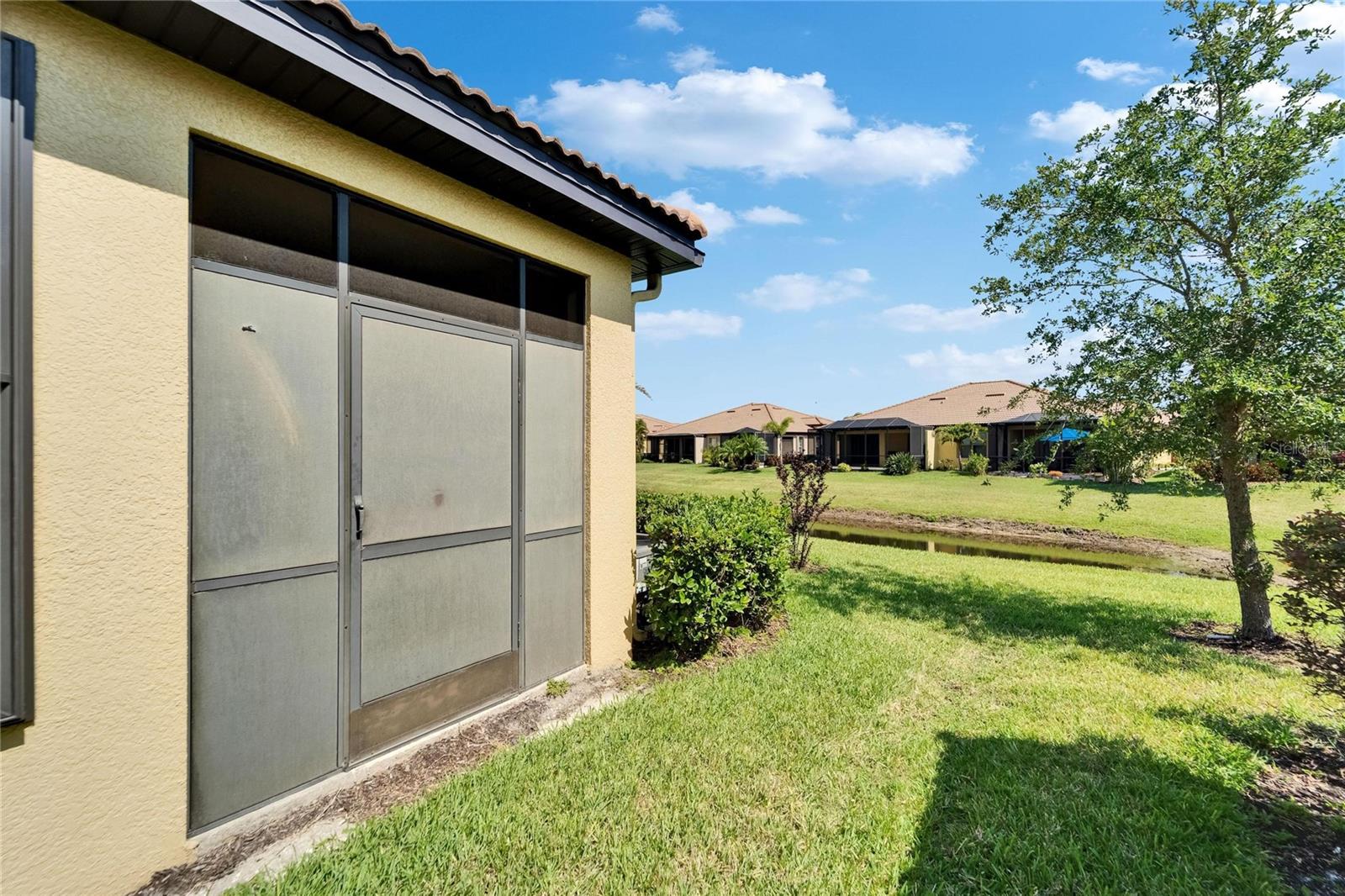 Rear of home