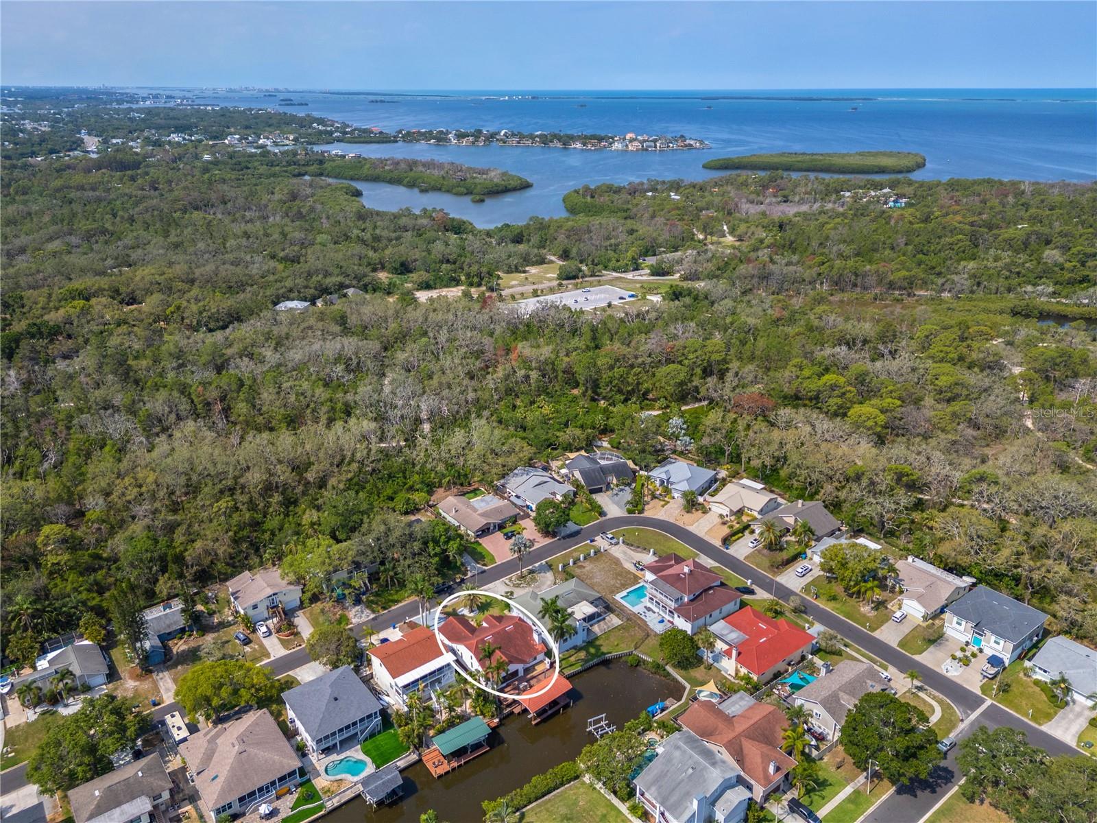 Ariel View of Home