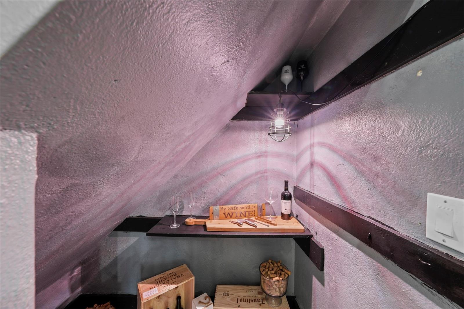 The makings of a wine cellar, whiskey bar, kombucha, or storage