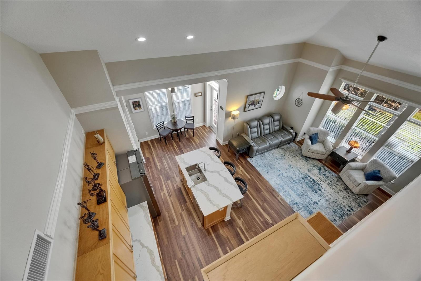 Vaulted ceilings