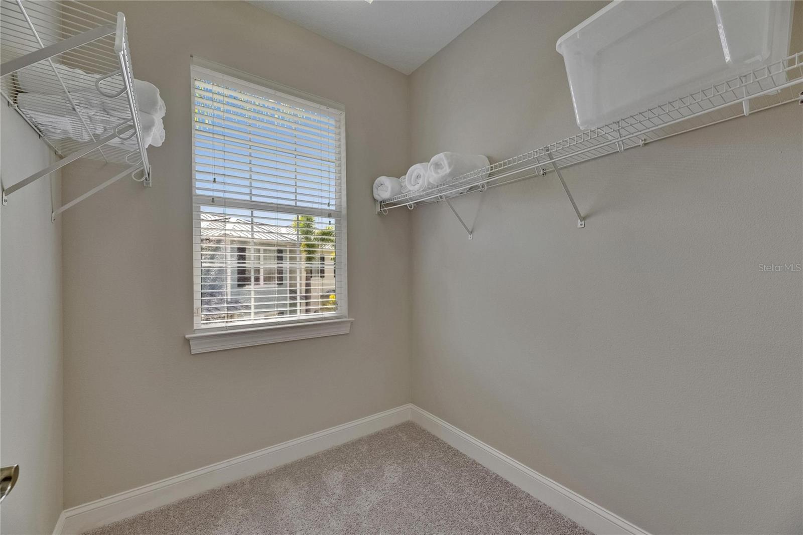 one of four walking closets.