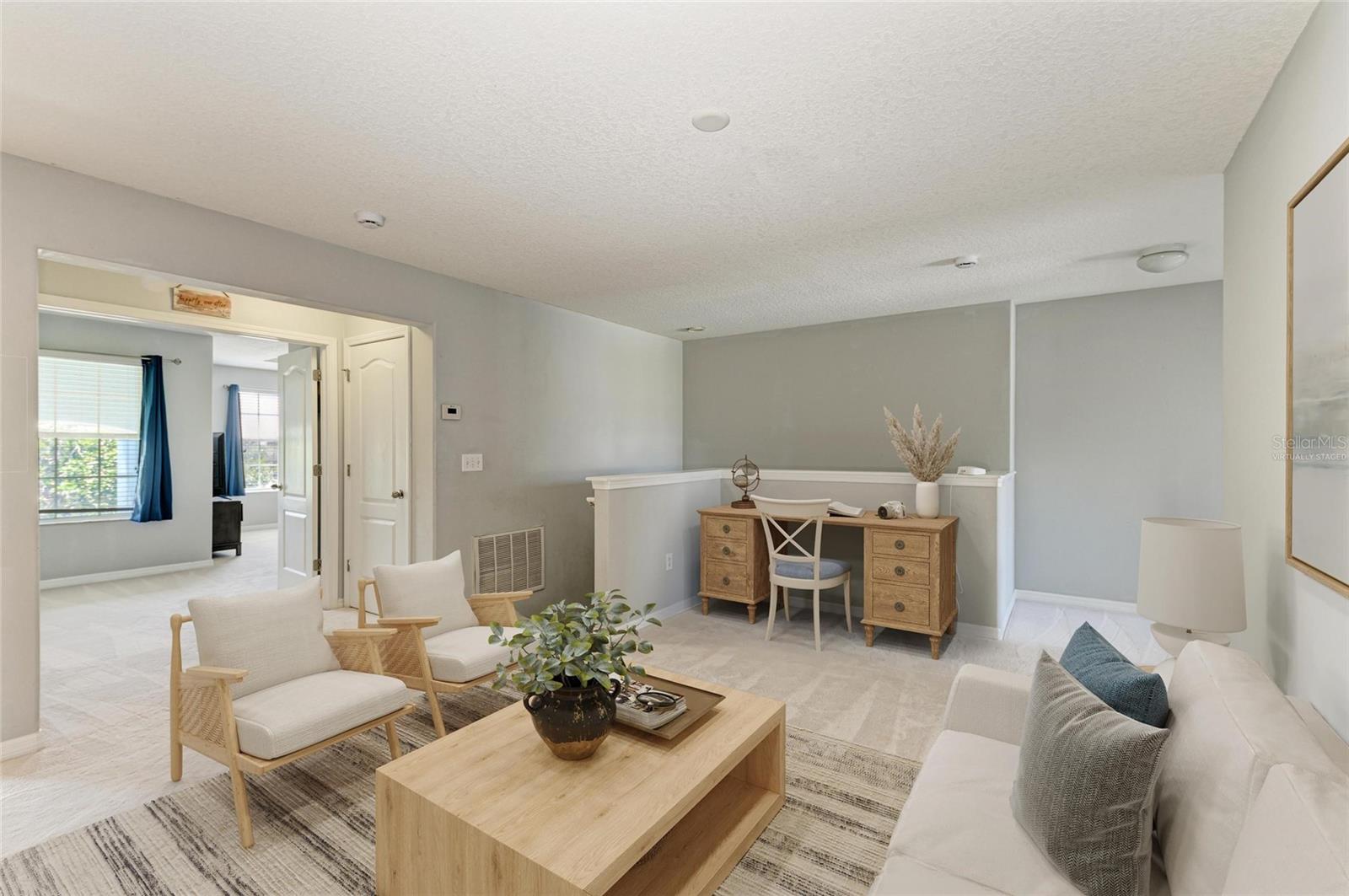 Virtually staged loft