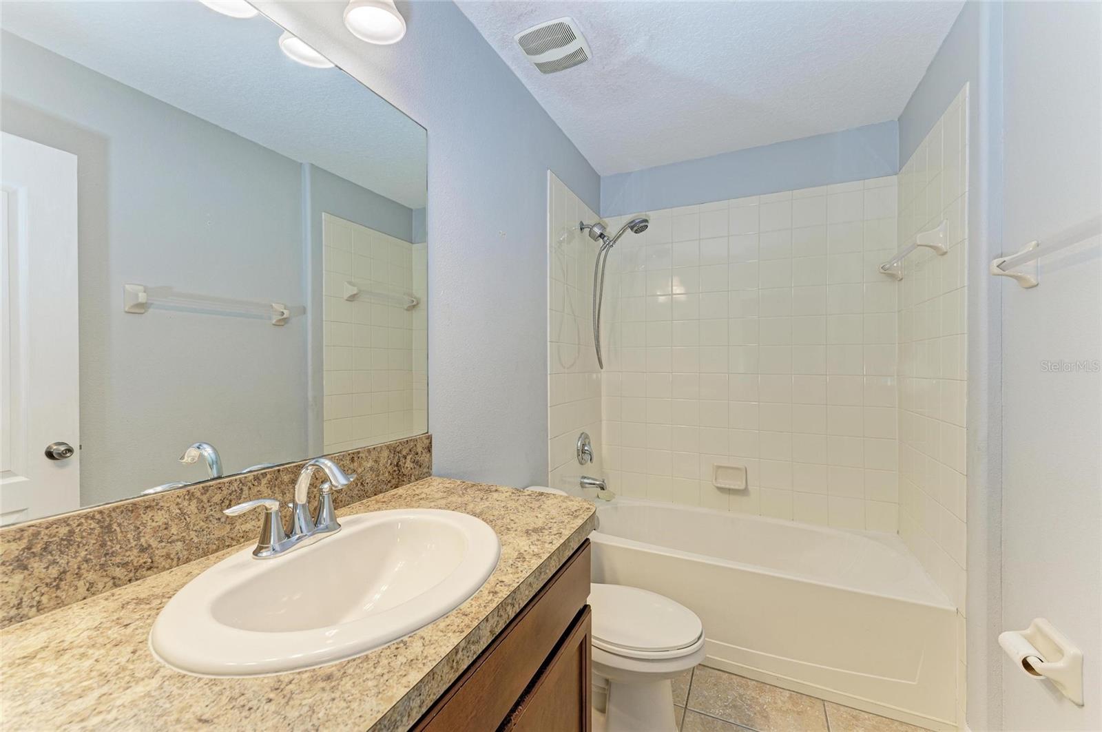 Upstairs guest bathroom