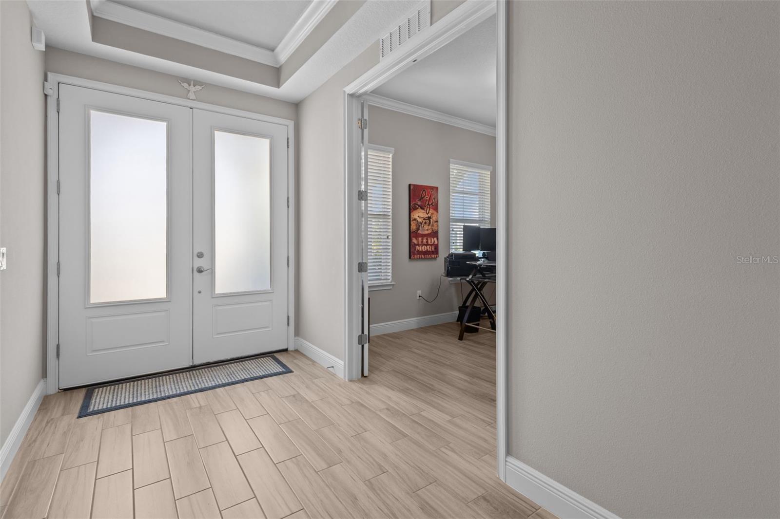Entry, opening is to bedroom/office/den