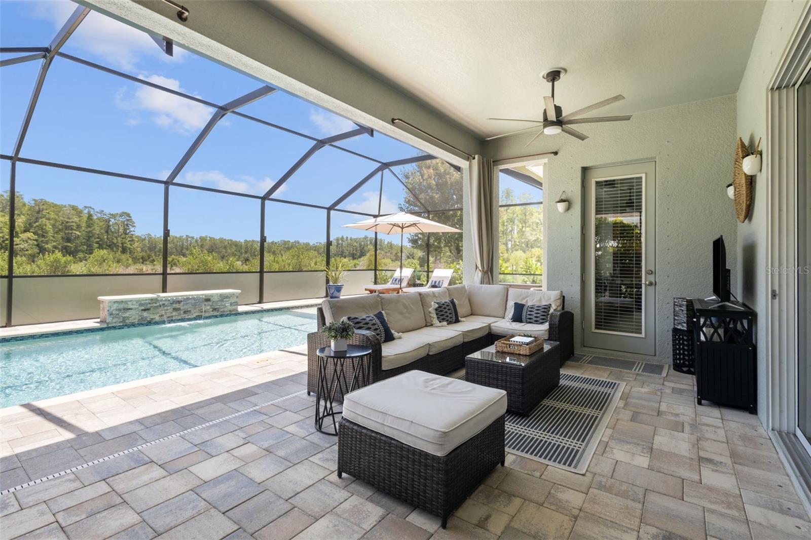 Pool/covered area