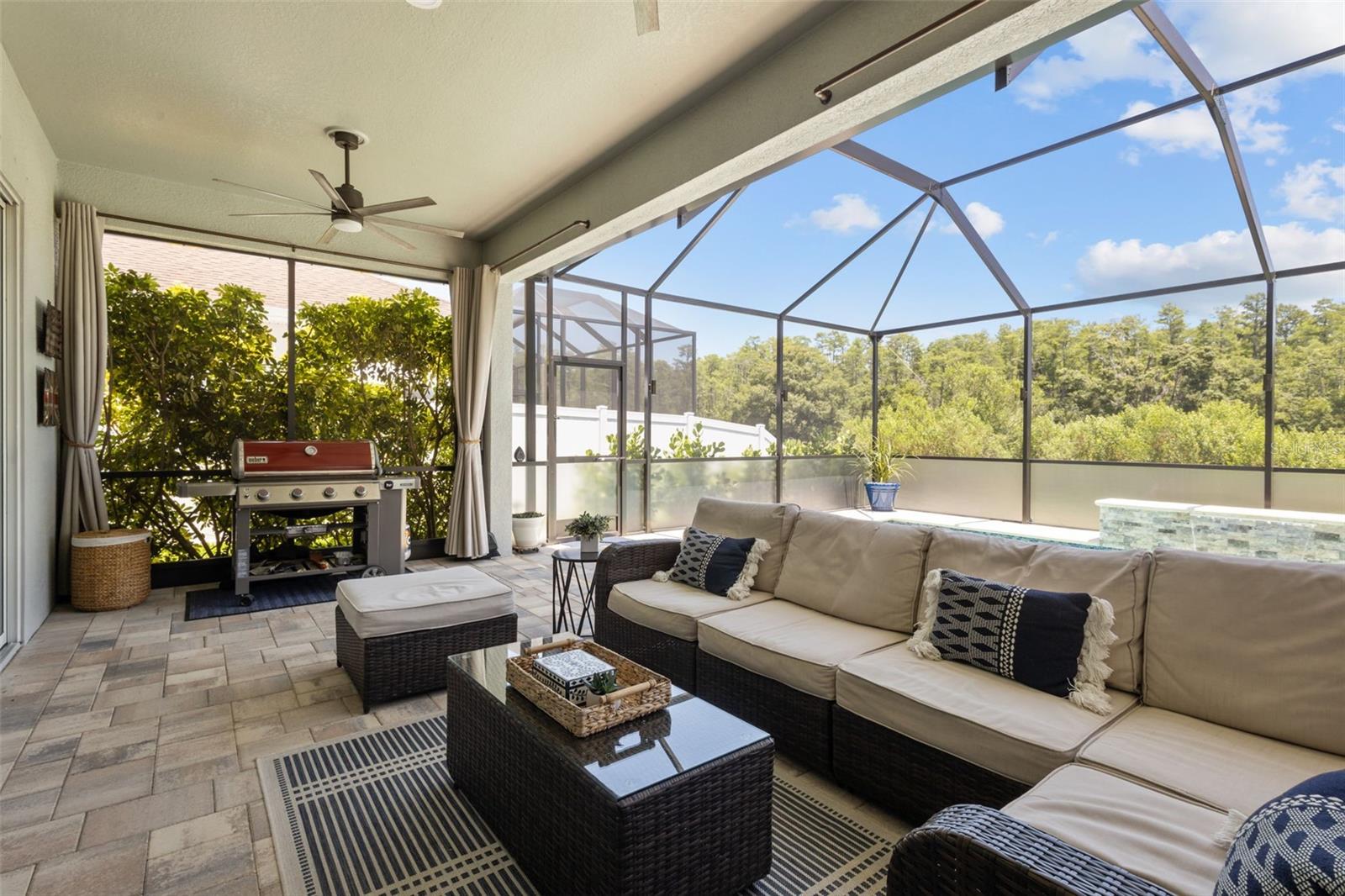 Outdoor covered space