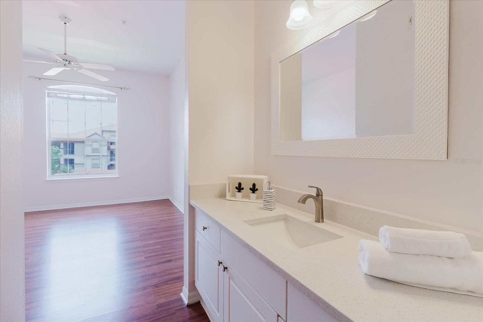 Vanity Cabinet inside of the Master Bedroom