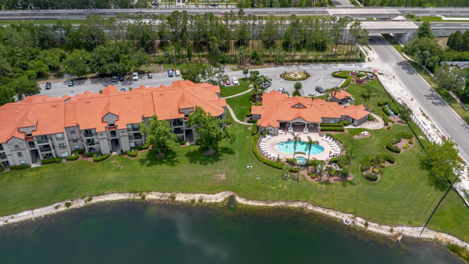 Community View with a pool