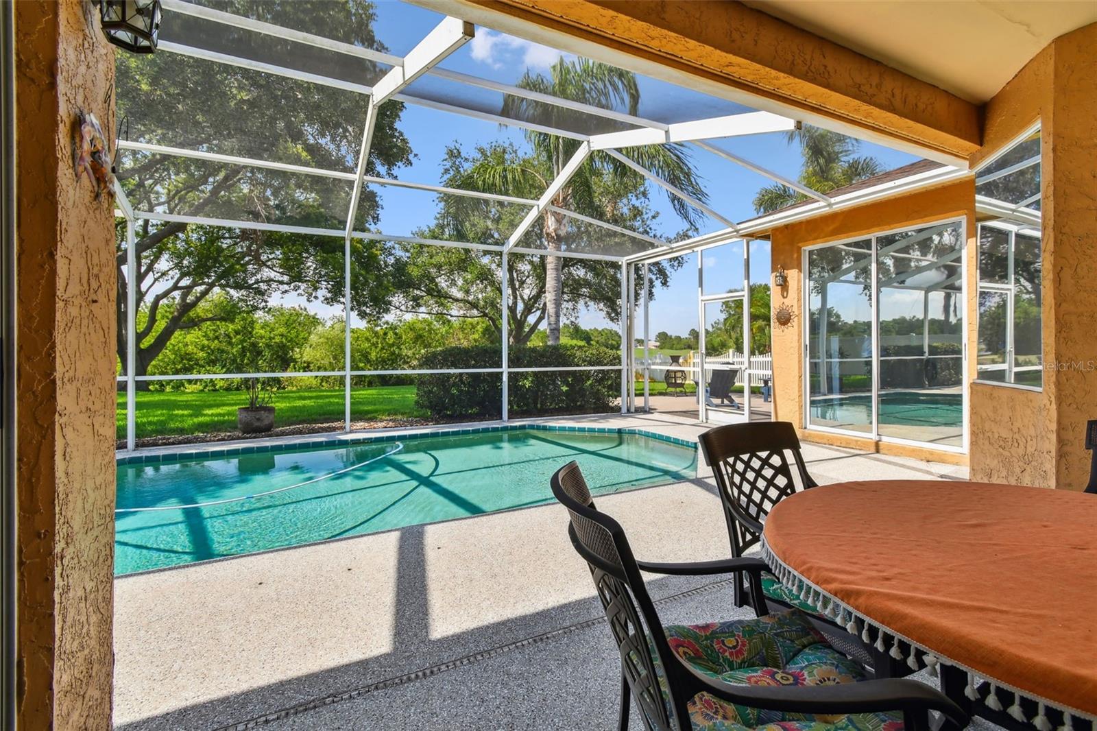 rear patio