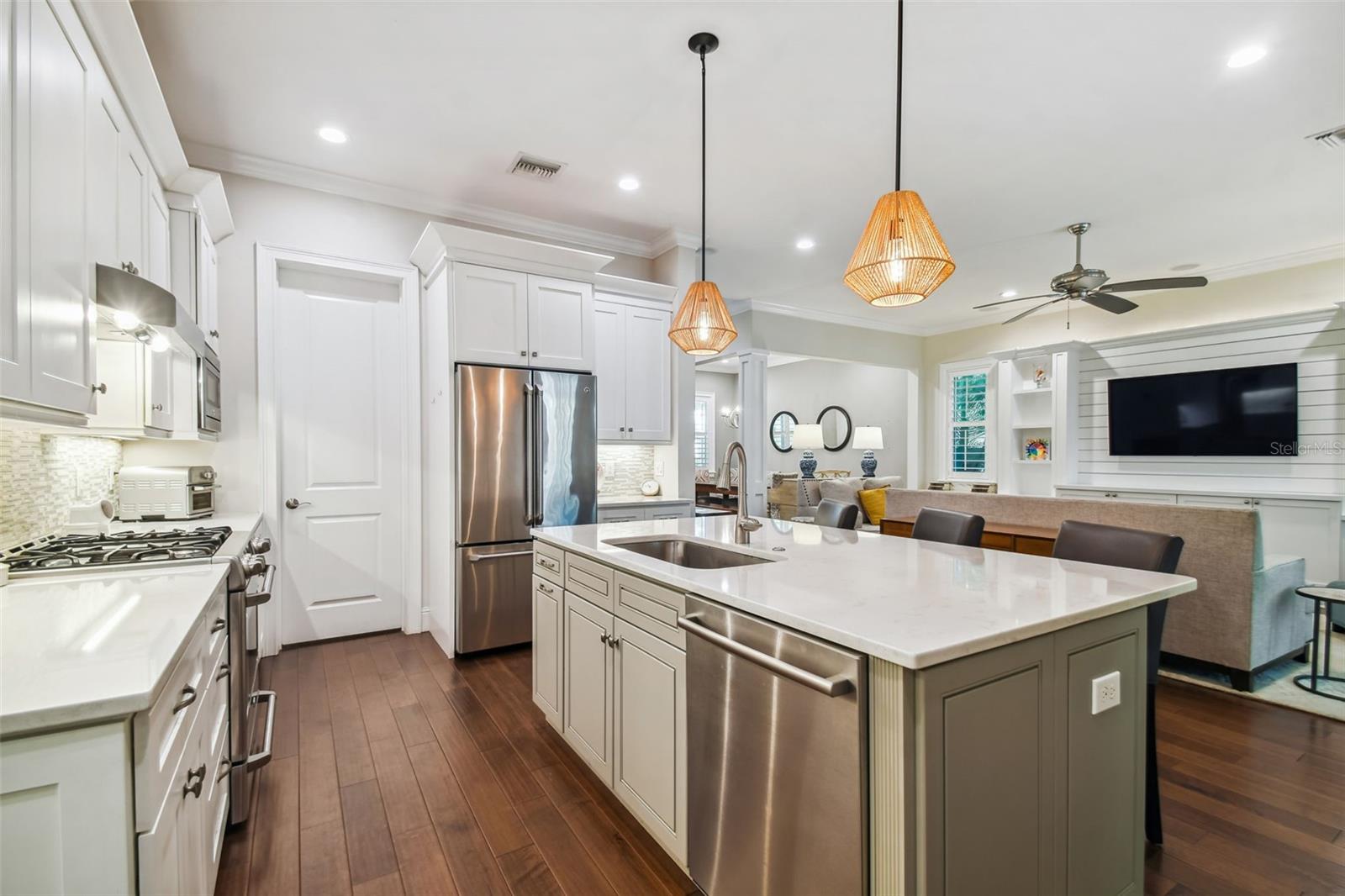 Kitchen and pantry door