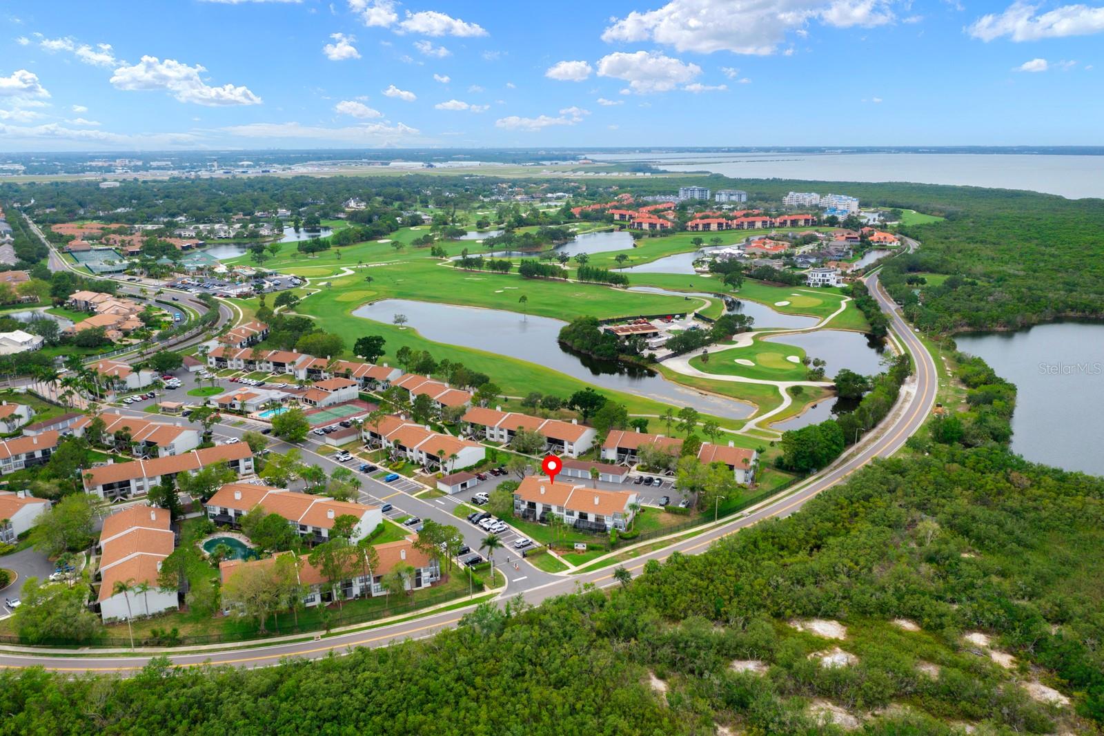 Located in beautiful Feather Sound - a golf course community