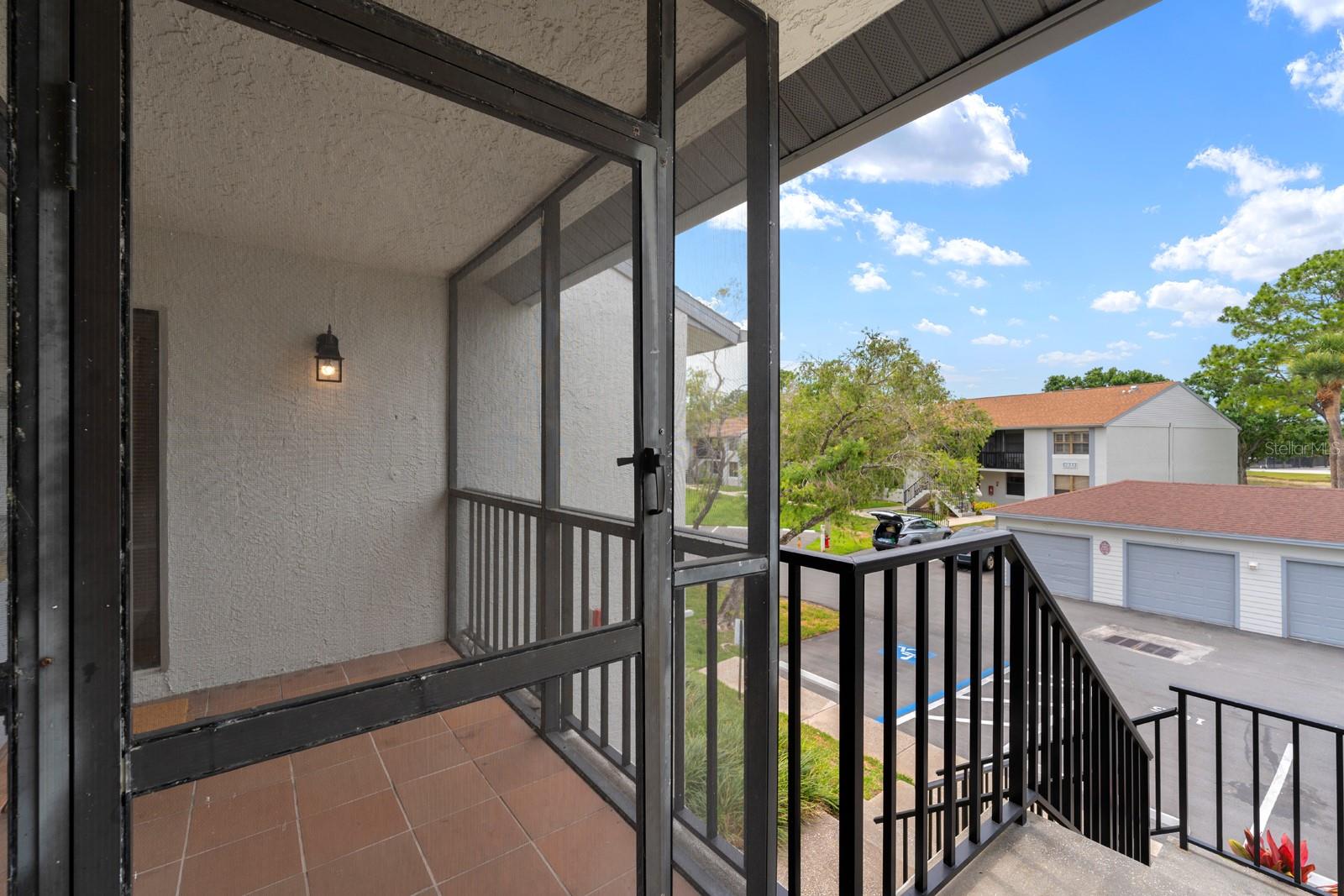 Screen enclosure on front porch