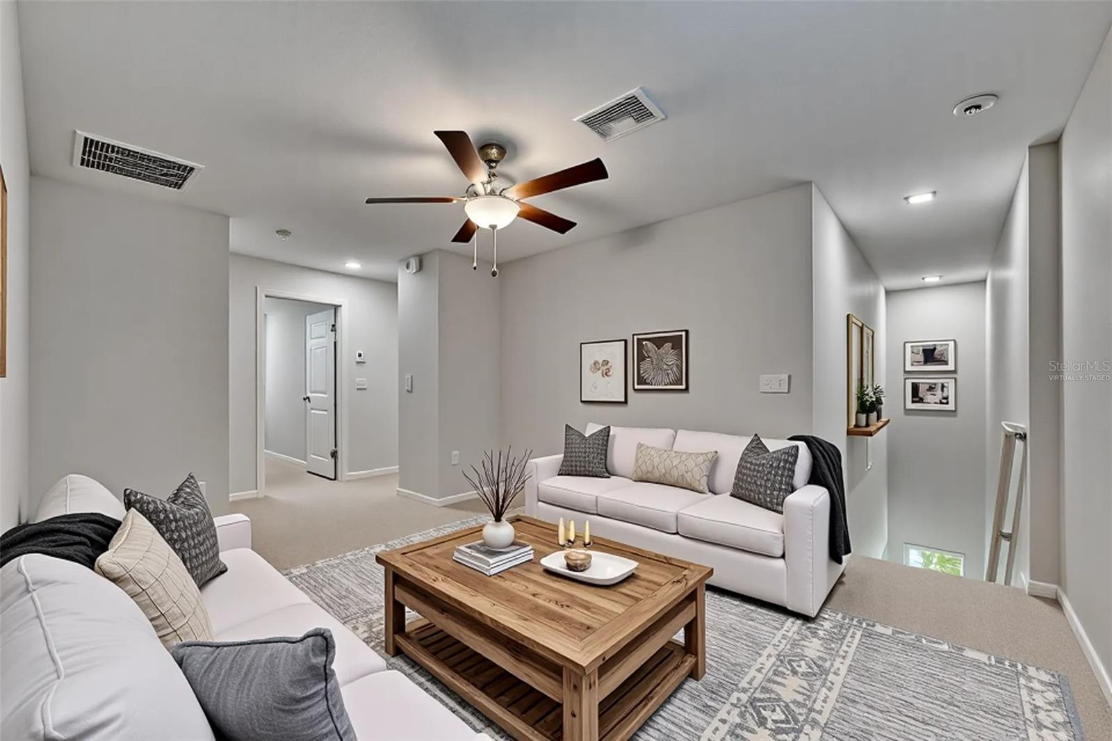 Virtually staged Loft on 2nd floor