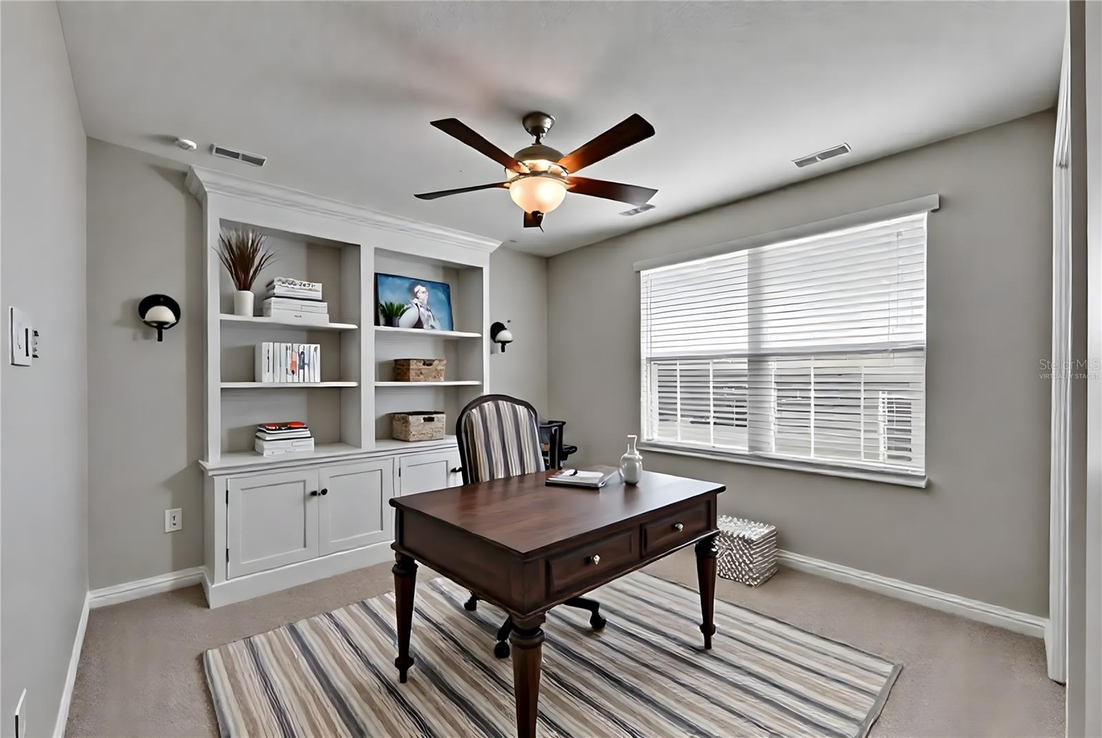 Virtually staged Bedroom 5