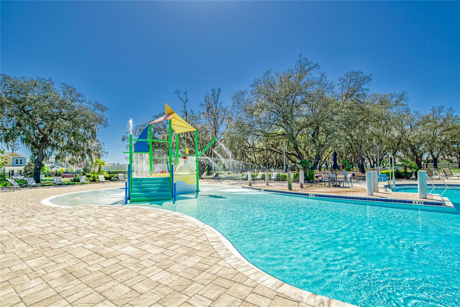 Community Pool & splash pad.