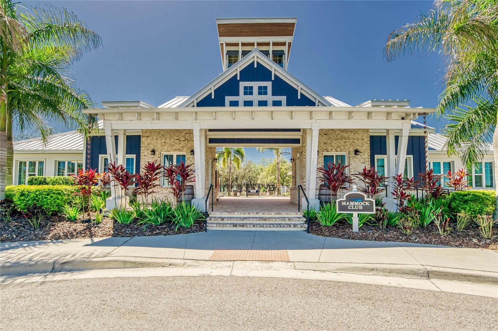 Entrance to community pool area.