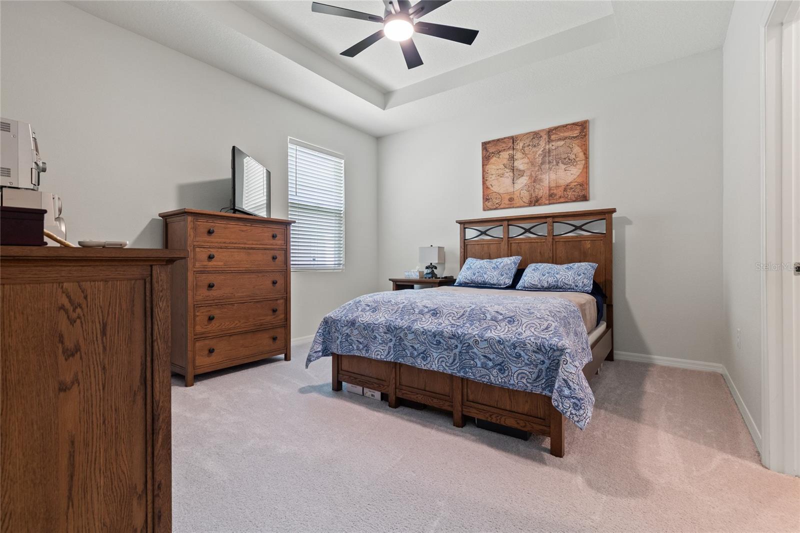 Private bedroom offering split living headquarters.
