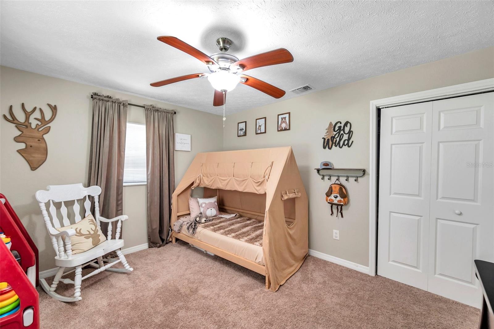 Bedroom #2, great views to outside. Lots of natural lighting.
