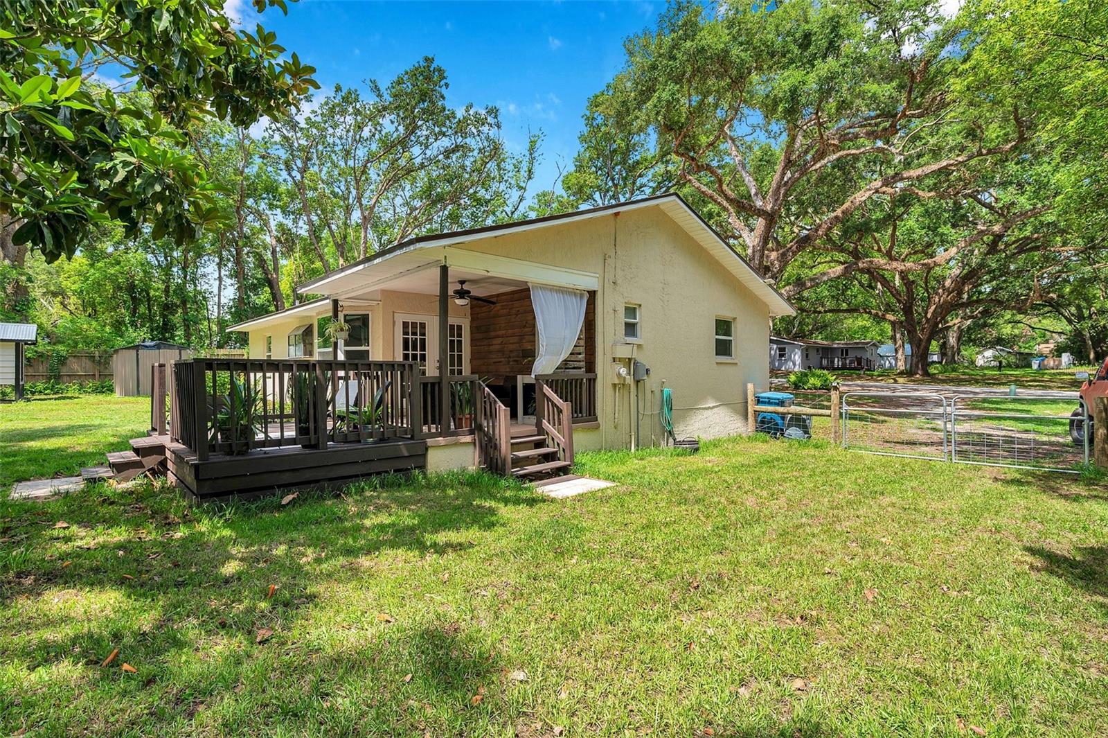 LOTS of backyard space.
