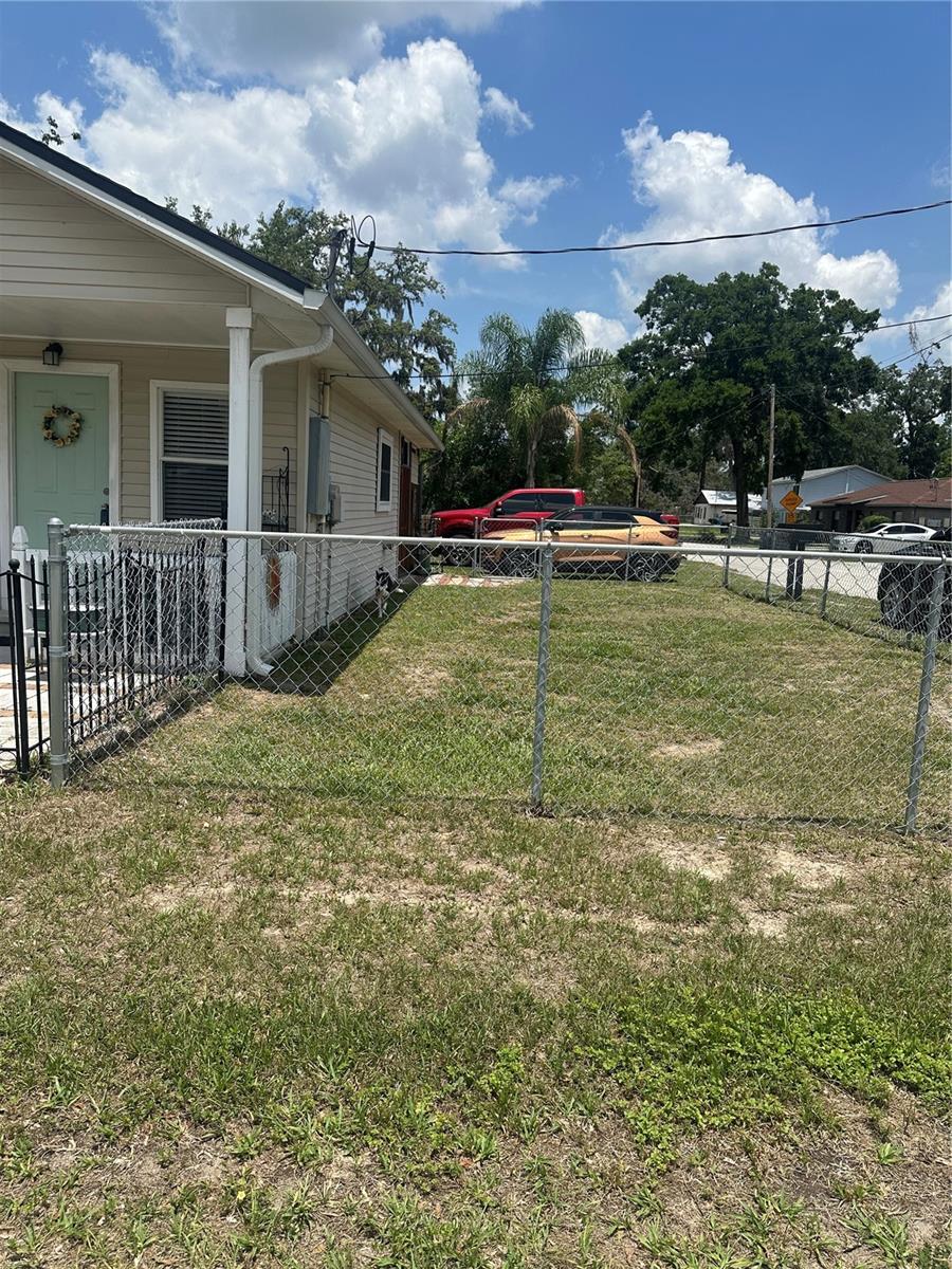 Side yard East side