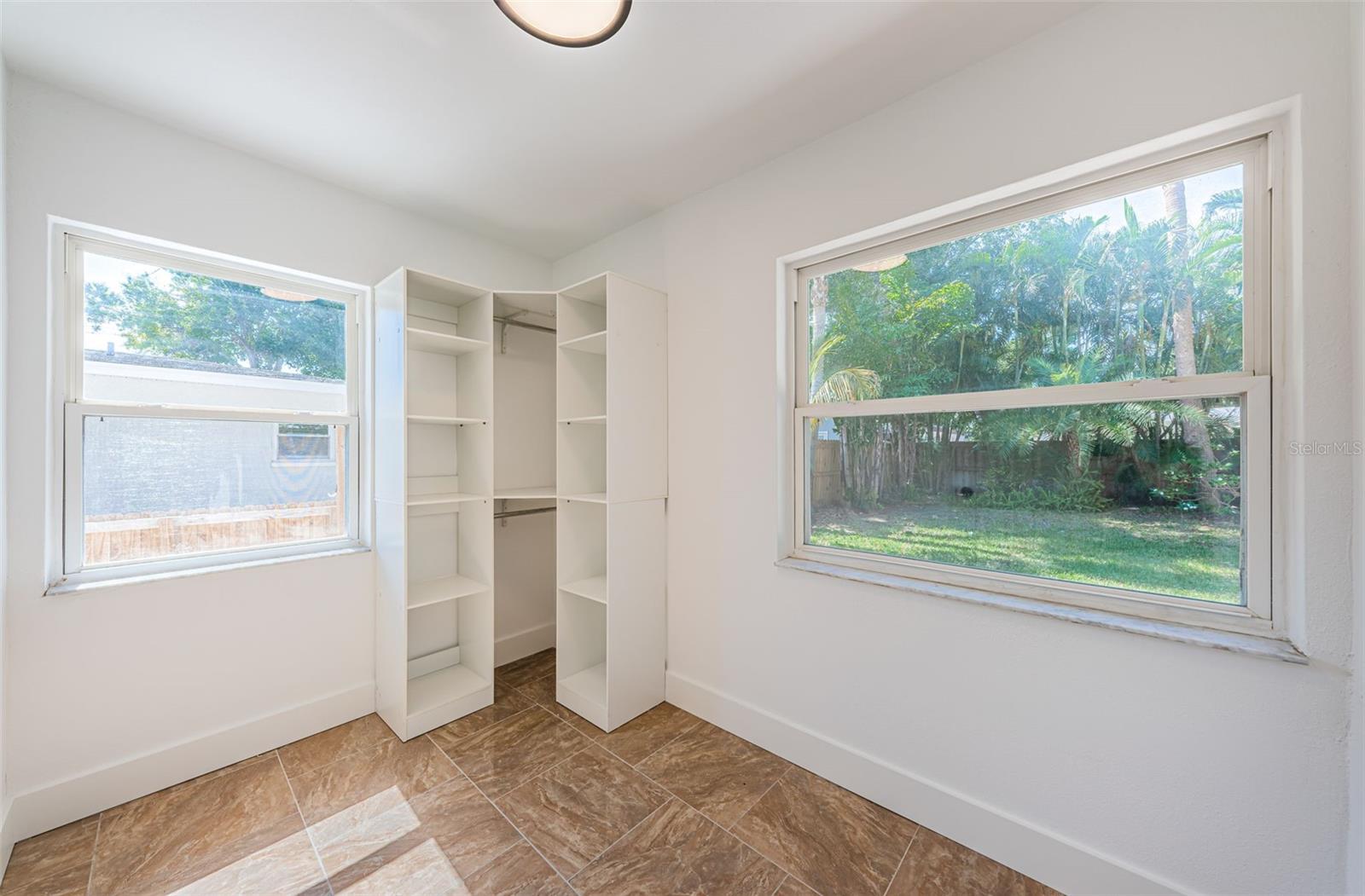 Primary walk-in closet