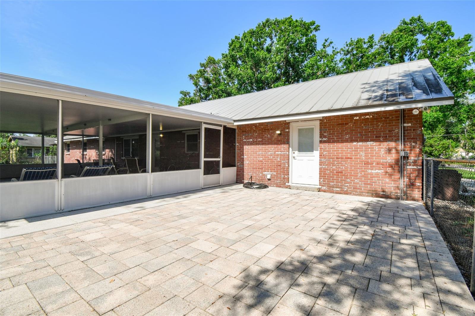 Pavered Patio