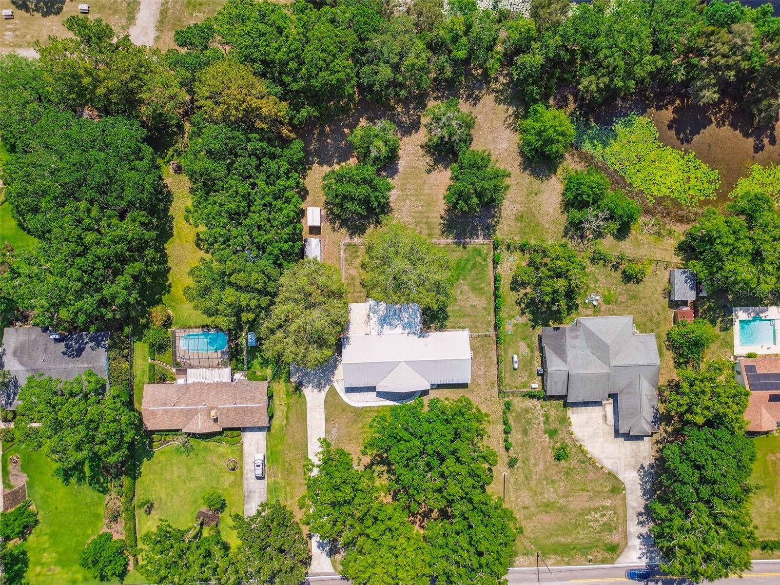 Aerial View of Property