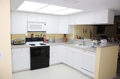 Kitchen is located on the second floor