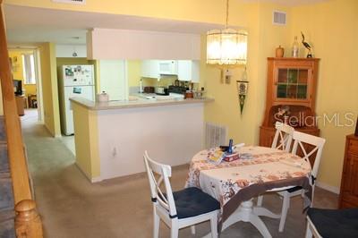 Living area looking at the kitchen