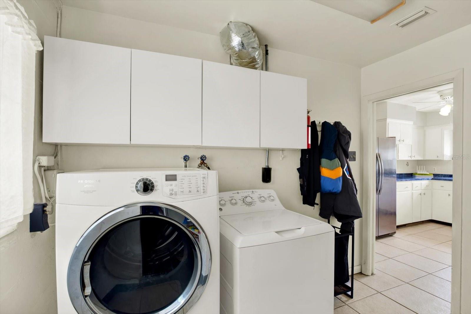 massive mudroom/pantry off of kitchen