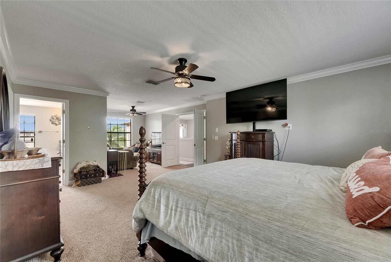 Enjoy your morning coffee without even leaving your room, basking in the natural light that fills the cozy sitting area
