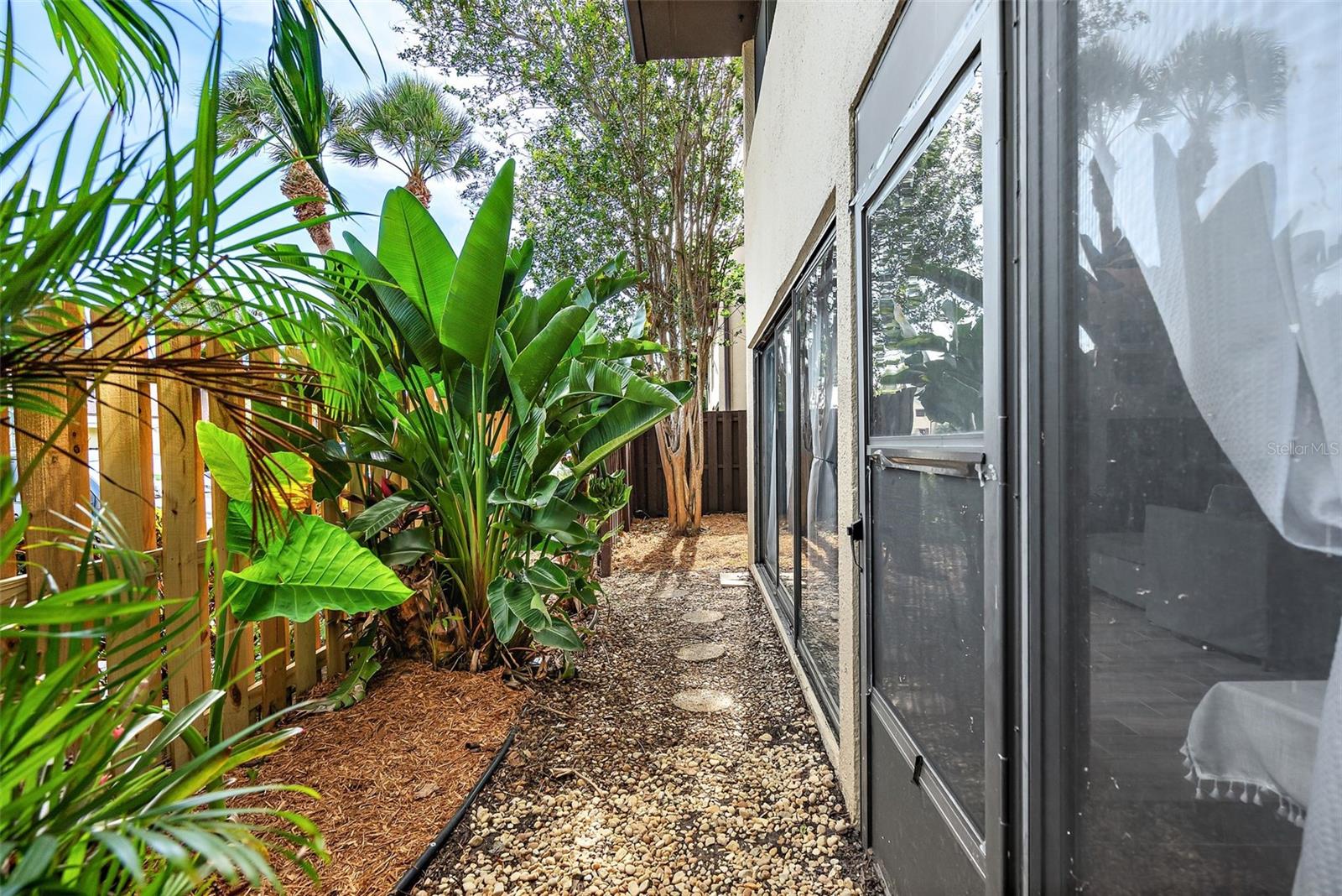 Private courtyard provides rare outdoor space in a condo