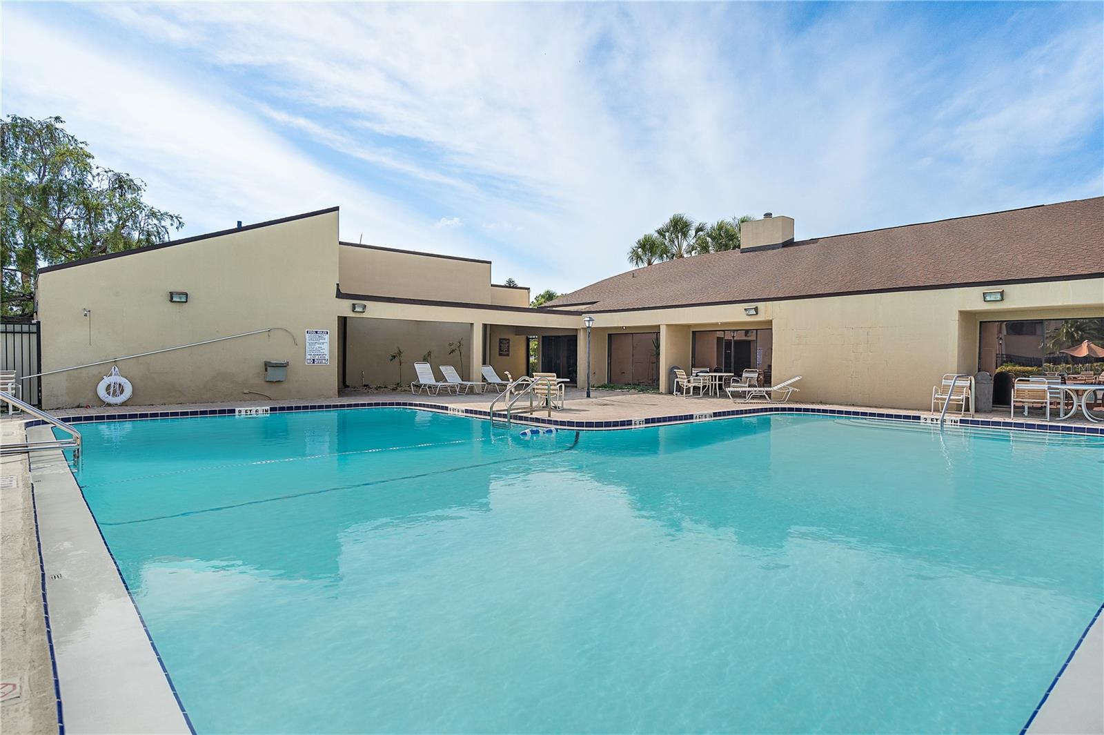 Pool is just steps away from this unit