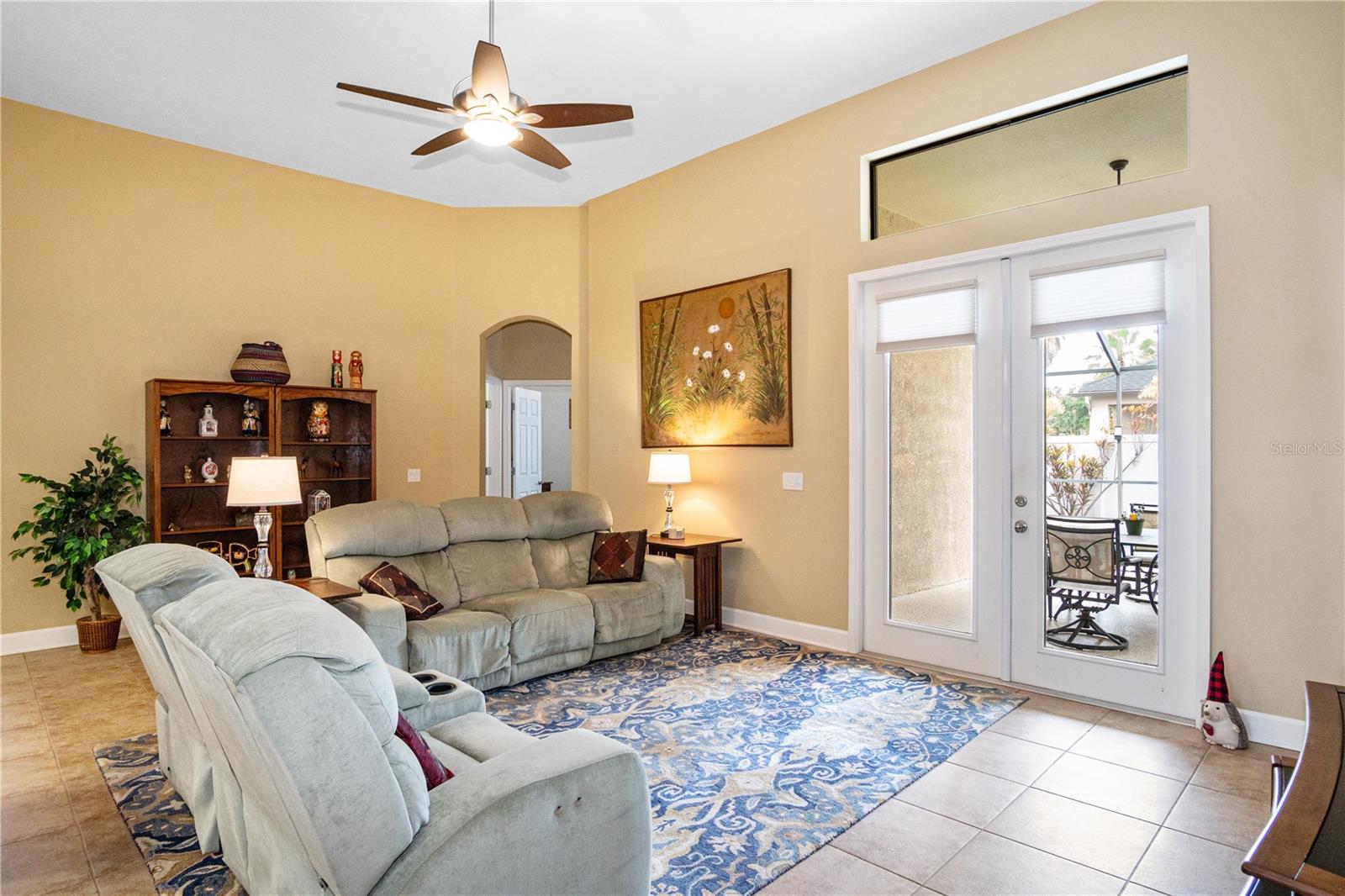 Beautiful French Doors lLeading to Lanai