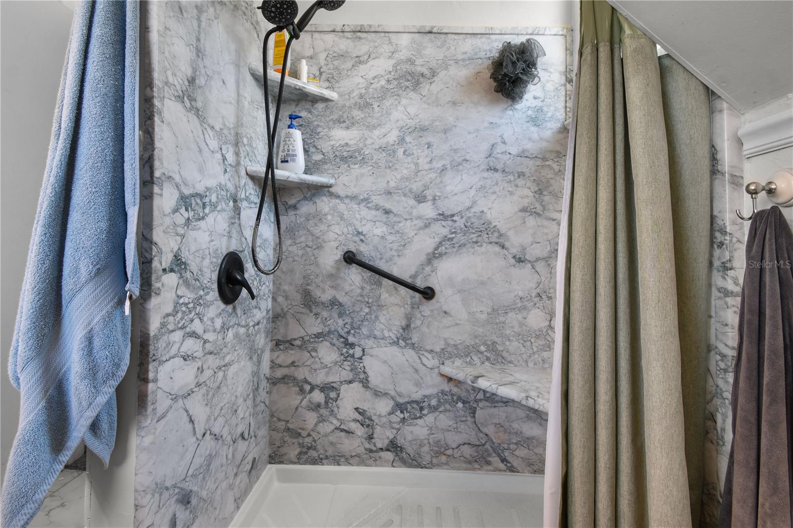 Upstairs shower