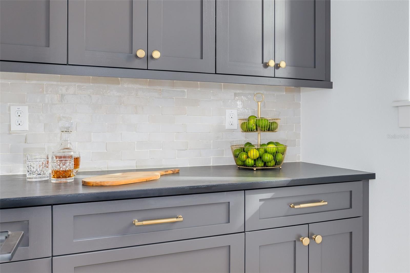 Kitchen Counter & Cabinetry Rendering