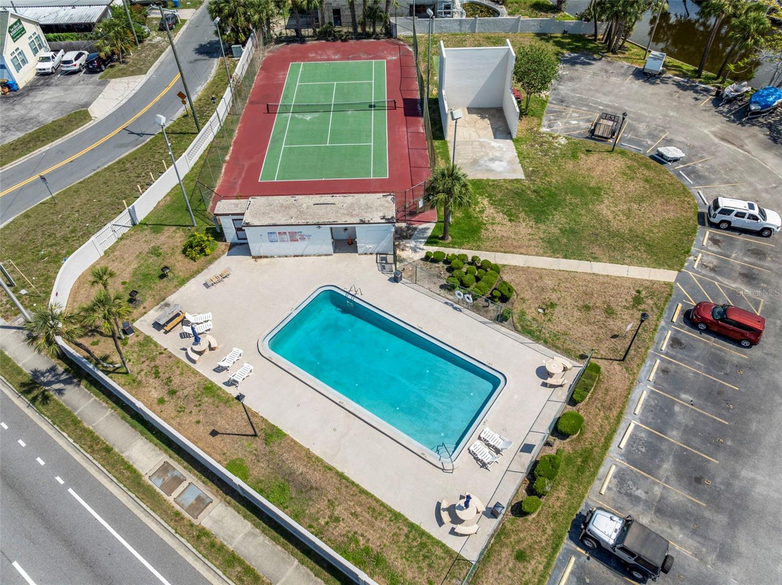 Pool Tennis Court