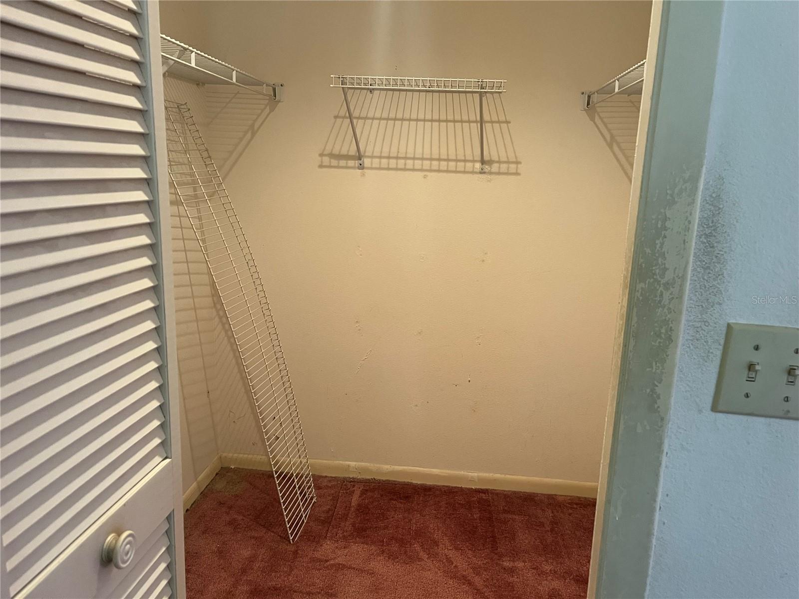 Master Bedrm walk in closet