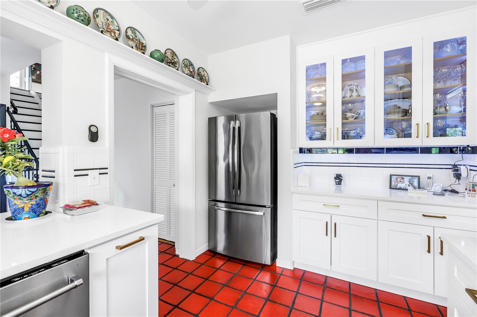 Lighted cabinets