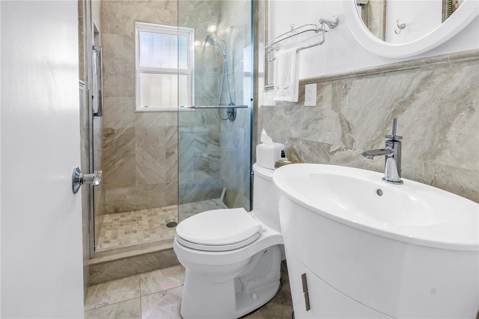 Updated guest bathroom.